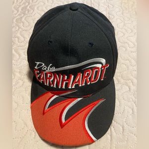 Dale Earnhardt #3 Black Red Flamed Ball Cap Vintage Memorabilia #3